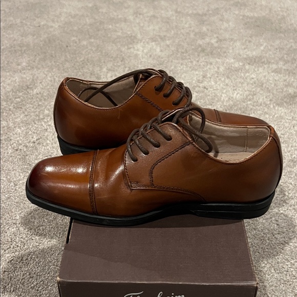 boy brown dress shoes Elephantito Alex Driver Toddlers Natural, 6 M US Toddler main image 0